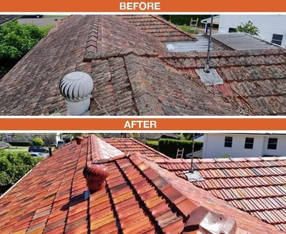 Full roof restoration on a modern home
